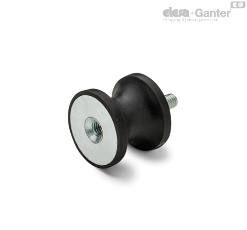 DVC.2 Elementy tłumiące Płytka stalowa | Elesa+Ganter